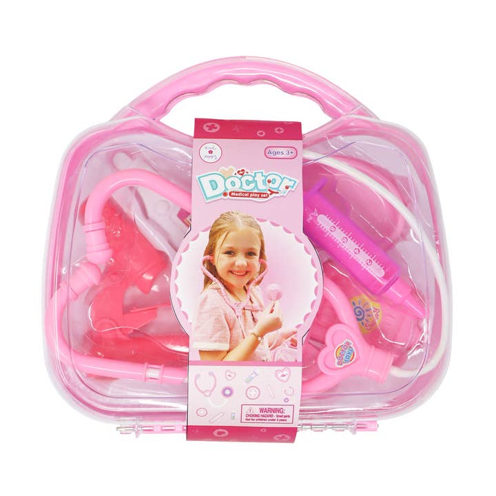 Conjunto Médico de Brincar Rosa Poppy - (Tamanho do Pacote: 1) por atacado de Pink Poppy