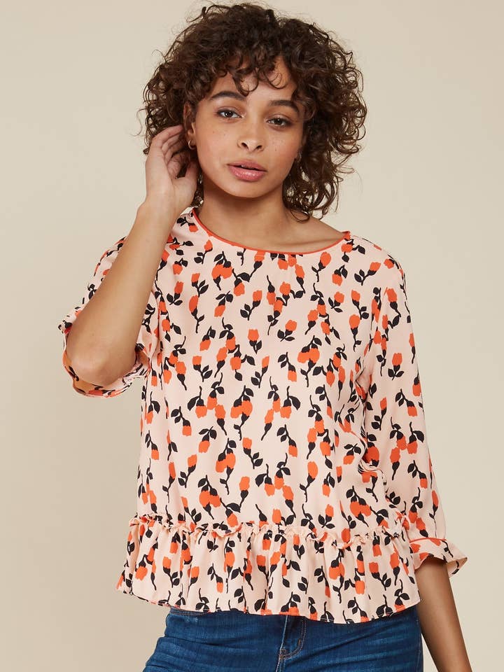 NAELLE - Floral blouse for wholesale by Andy & Lucy