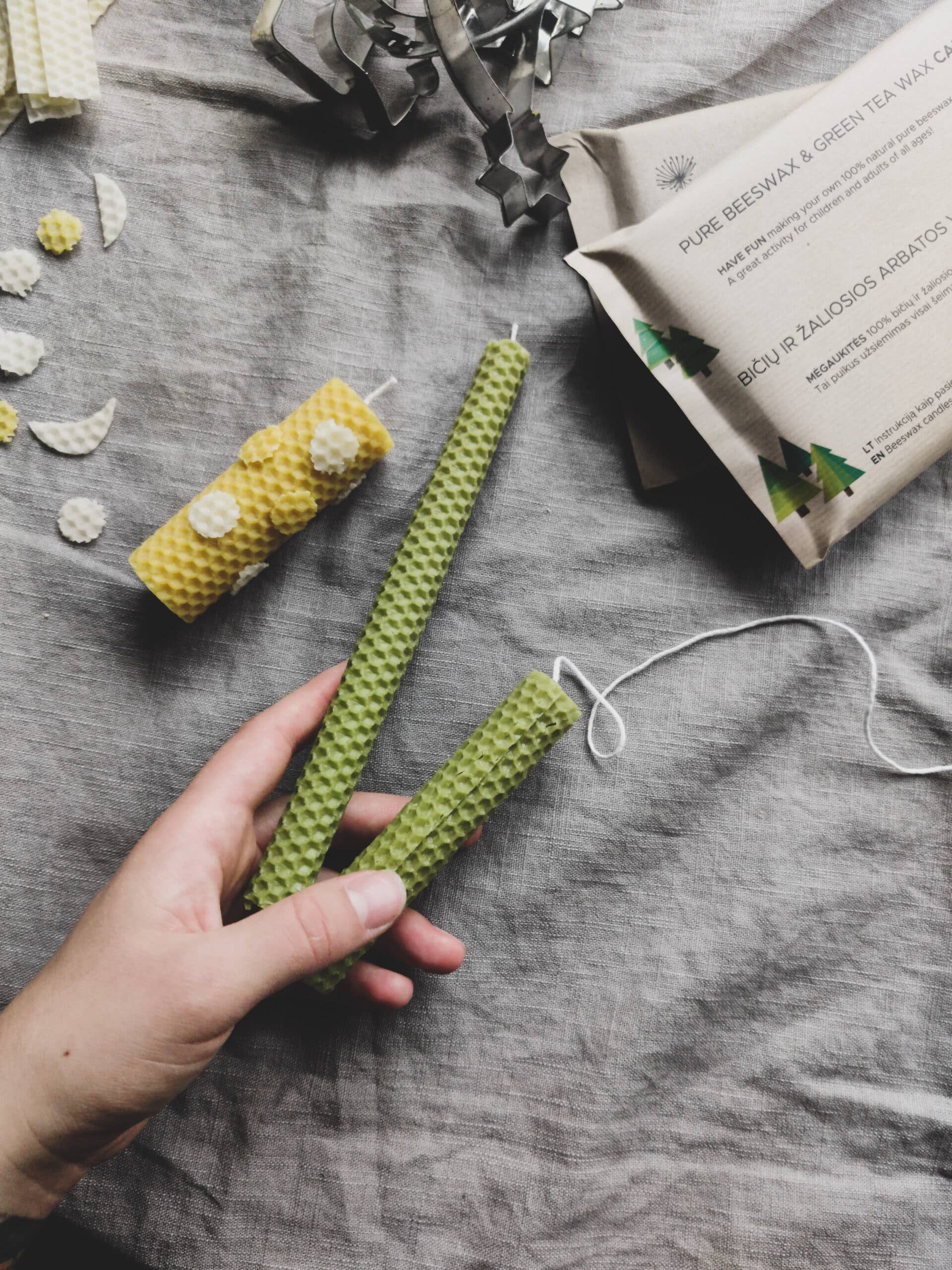 korys - Wholesale DIY Craft Kit - Beeswax Candle Making Kit | Handmade6