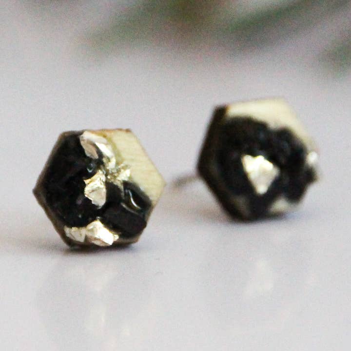 Black Tie | Stud Earrings for wholesale by 54+Pine
