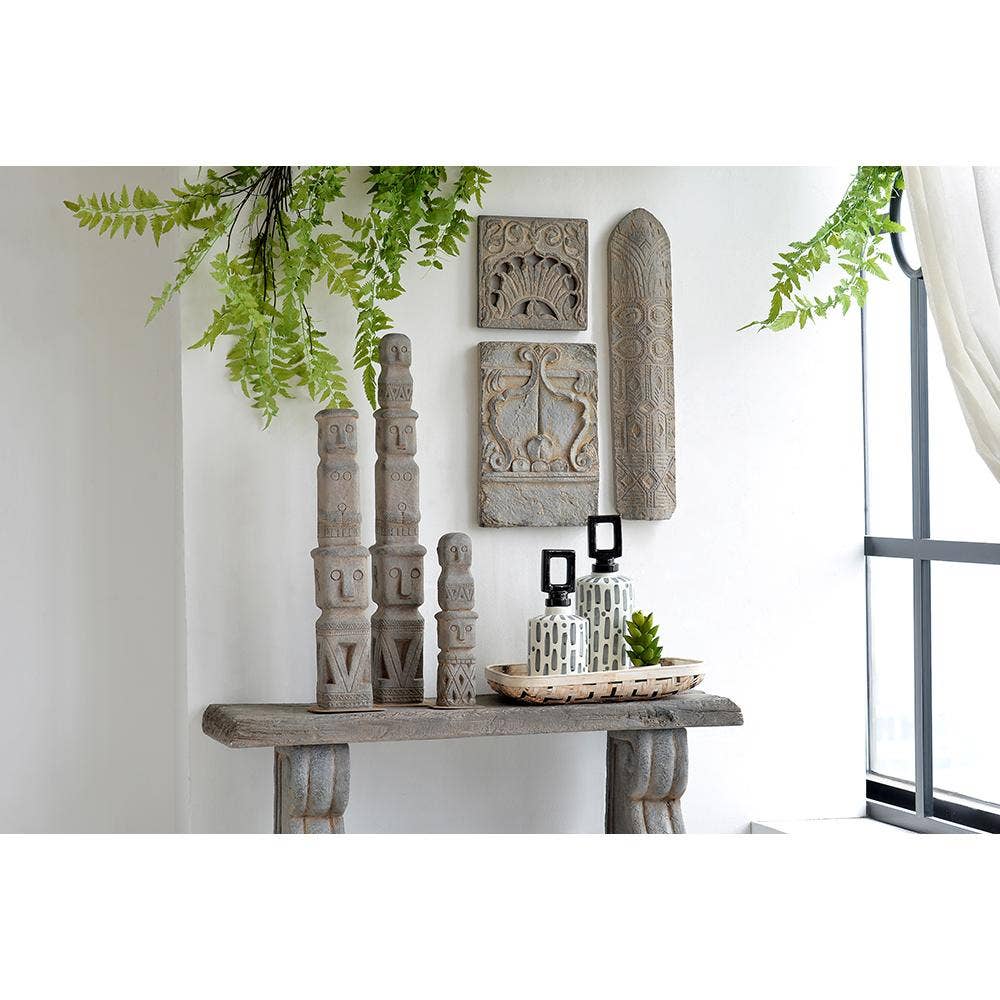 A&B Home Group Inc. - Wholesale Decorative Figurine - 8x2x17" Regal Crest Magnesium Wall Plaque5