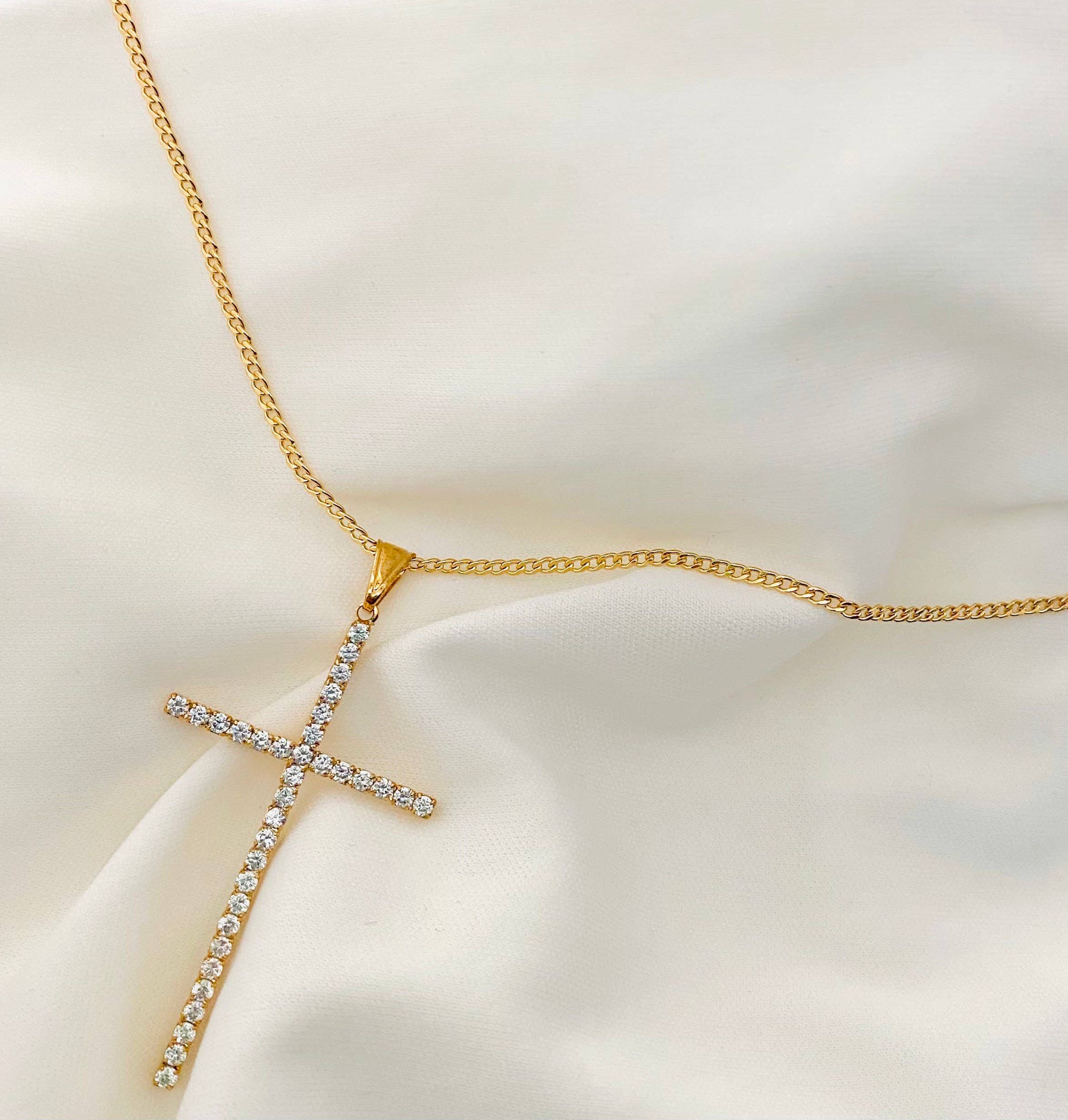 Housegoldjewelry - Wholesale Halskettinghanger - Kruisketting, kruishanger, gouden kruisketting,1