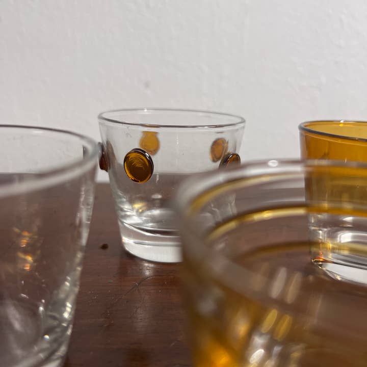 DADA Novecento - Wholesale Cocktail/Liquor Glass - Set of 4 Digestif Glasses with Decorations3