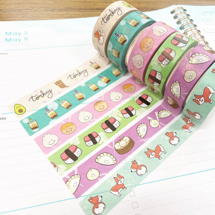 Tomkcy - Wholesale Washi Tape - Washi Tape- Corgi