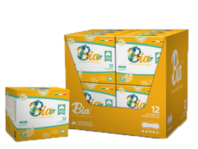 Wilogis Hygieneprodukte GmbH - Wholesale Period Underwear - Women's - Bia sanitary pads extra with wings, organic cotton.1