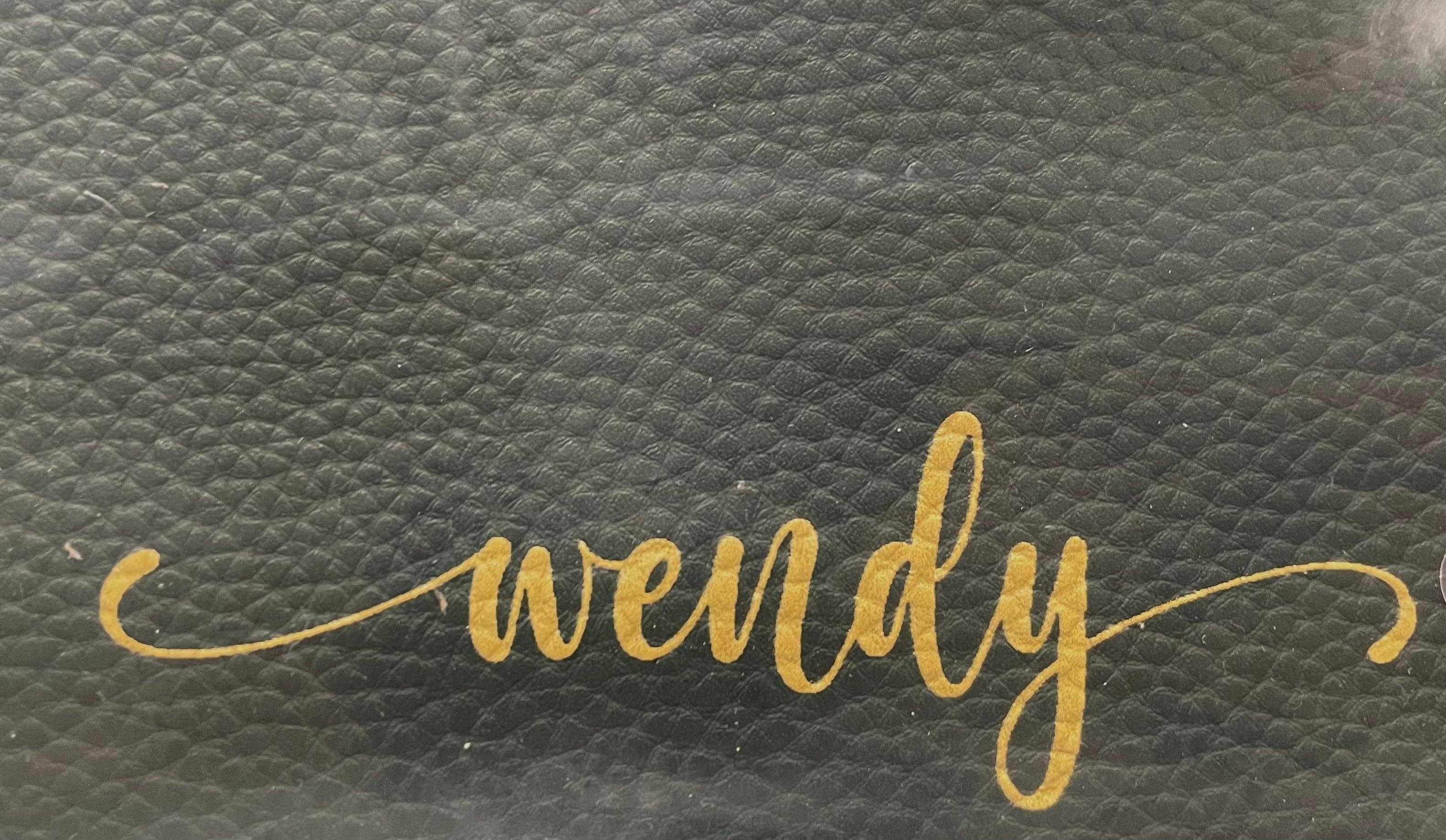 The Classy Cloth WS - Wholesale Make-up/cosmetic bag - Pebble Leather Cosmetic Bag - Monogrammed15