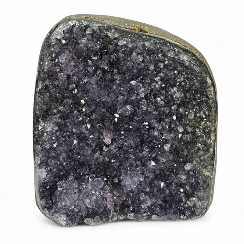 La Boîte à Cailloux - Wholesale Spiritual Stone/Crystal - Amethyst Geode Uruguay Polished Edges A+ 714g0