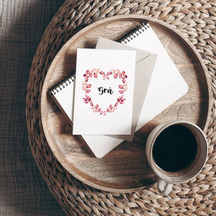 Grá - Liebeskarte - Hergestellt in Irland - Hochzeit für den Großhandel von Minikin Studio