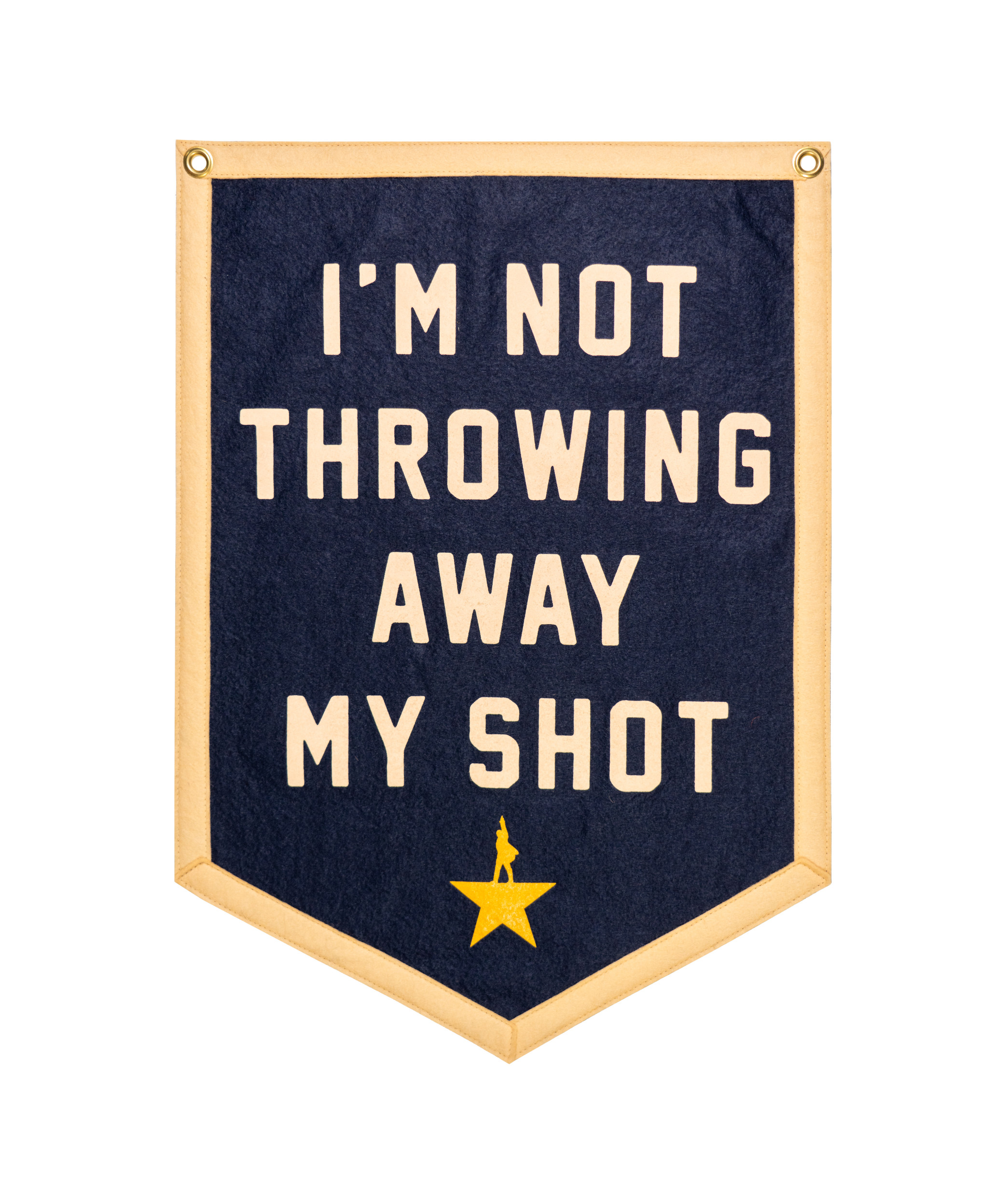 Oxford Pennant - Wholesale Flag - I'm Not Throwing Away My Shot Camp Flag • Hamilton x Oxford Pennant0