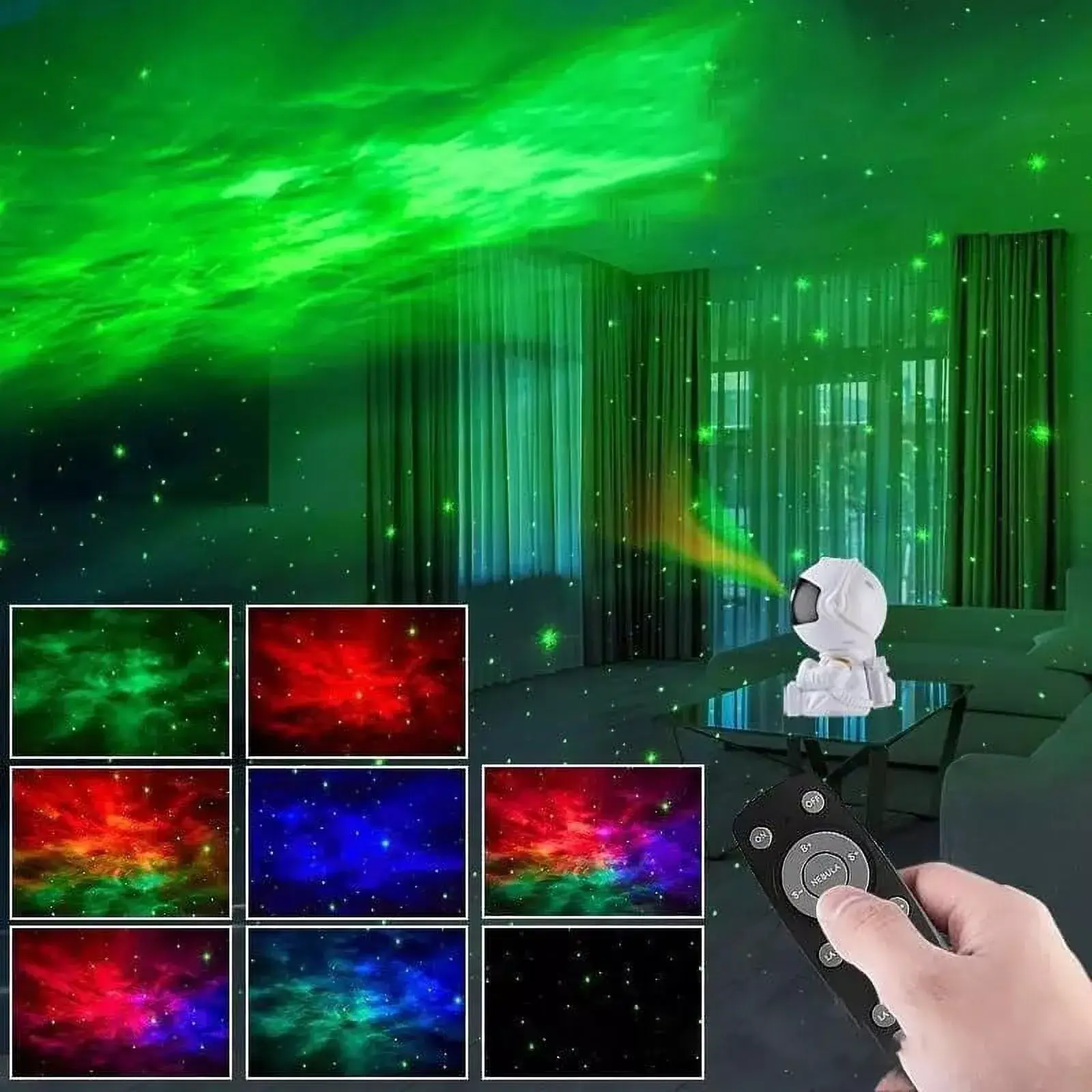 Orimono Elegance – wholesale Night light – Astronaut Projector Galaxy Starry Sky Night Light Ocean Star5