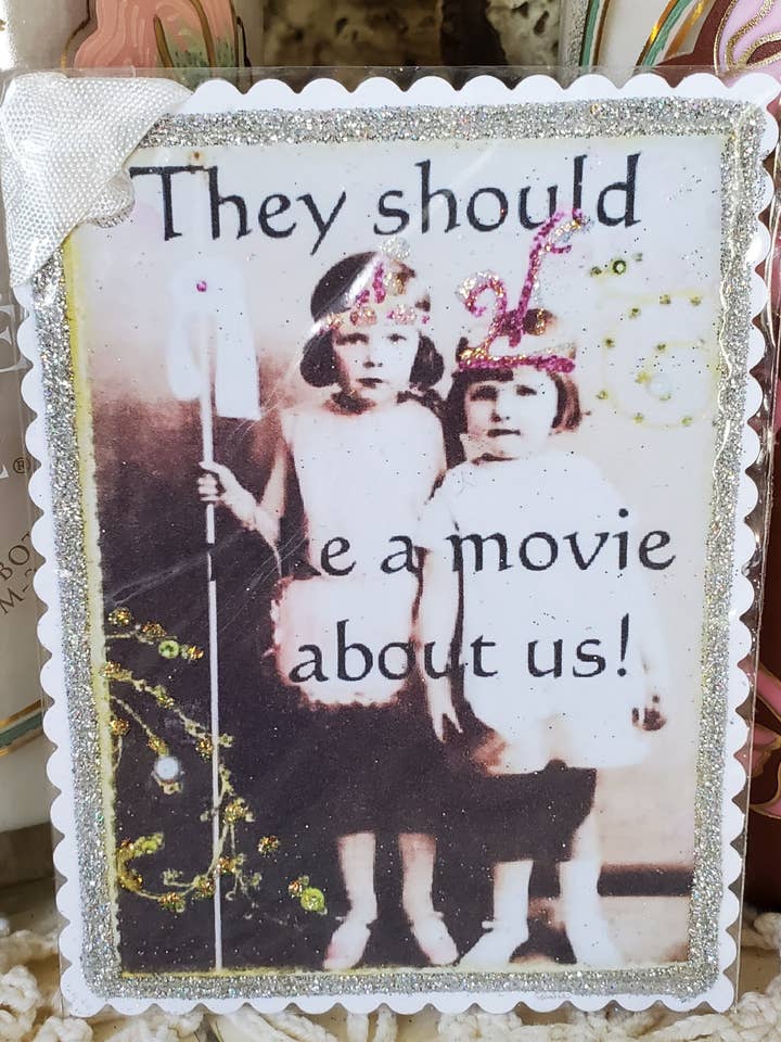Gift Tag They Should Make A Movie About Us for wholesale by Little Heart Designs