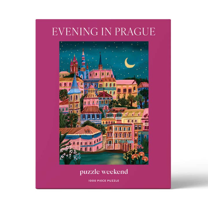 Puzzle Weekend - Wholesale Puzzle - Adult - Evening in Prague 1000 Piece Jigsaw Puzzle