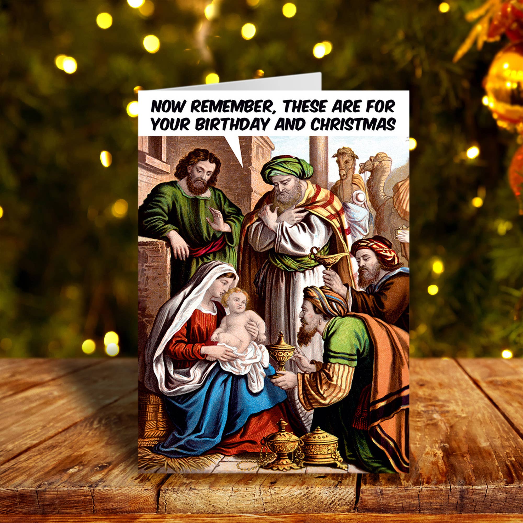 Dean Morris Cards – wholesale Christmas card – Jesus presents Greeting Card2