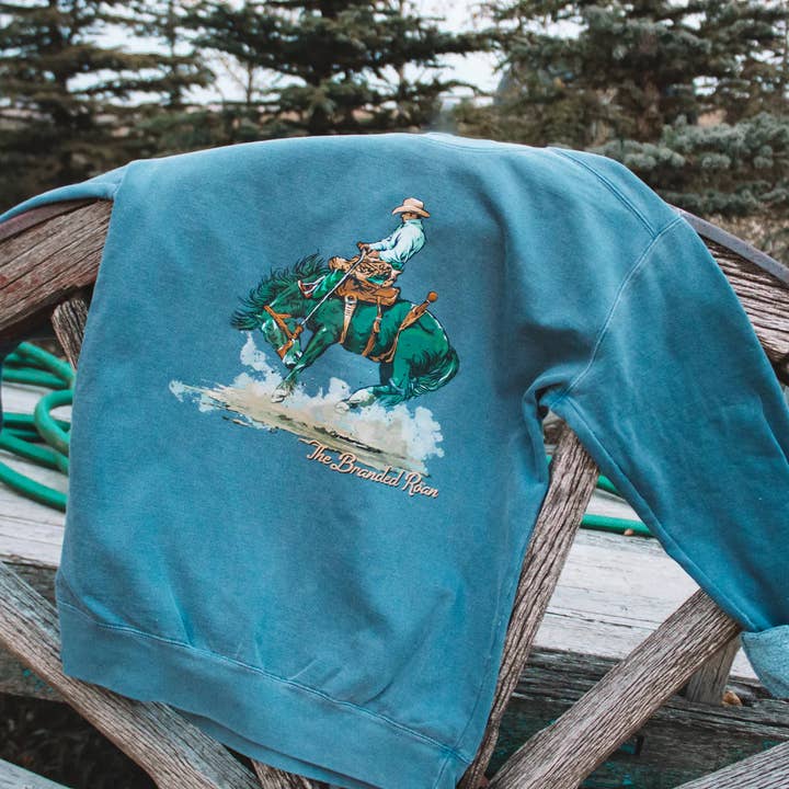 Kickin’ Up Dust Crew for wholesale by The Branded Roan