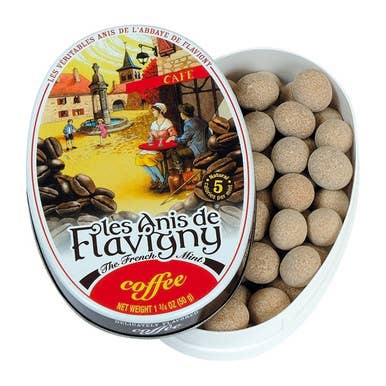 Les Anis de Flavigny All Natural Coffee Flavored Mints 1.8oz for wholesale by The French Farm