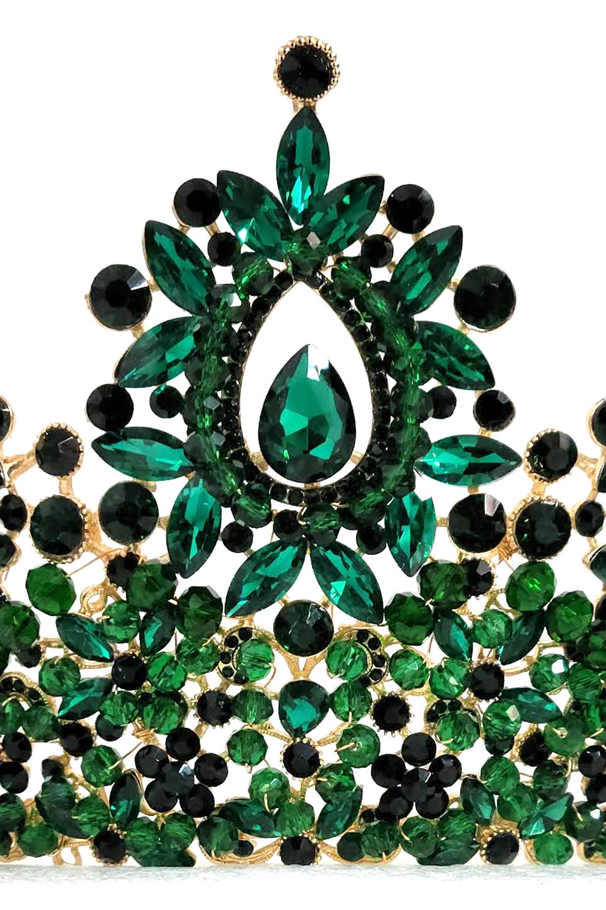 Chicas - Wholesale Tiara - Women's - Metal tiara with crystal balls and jewel rhinestones HT96221