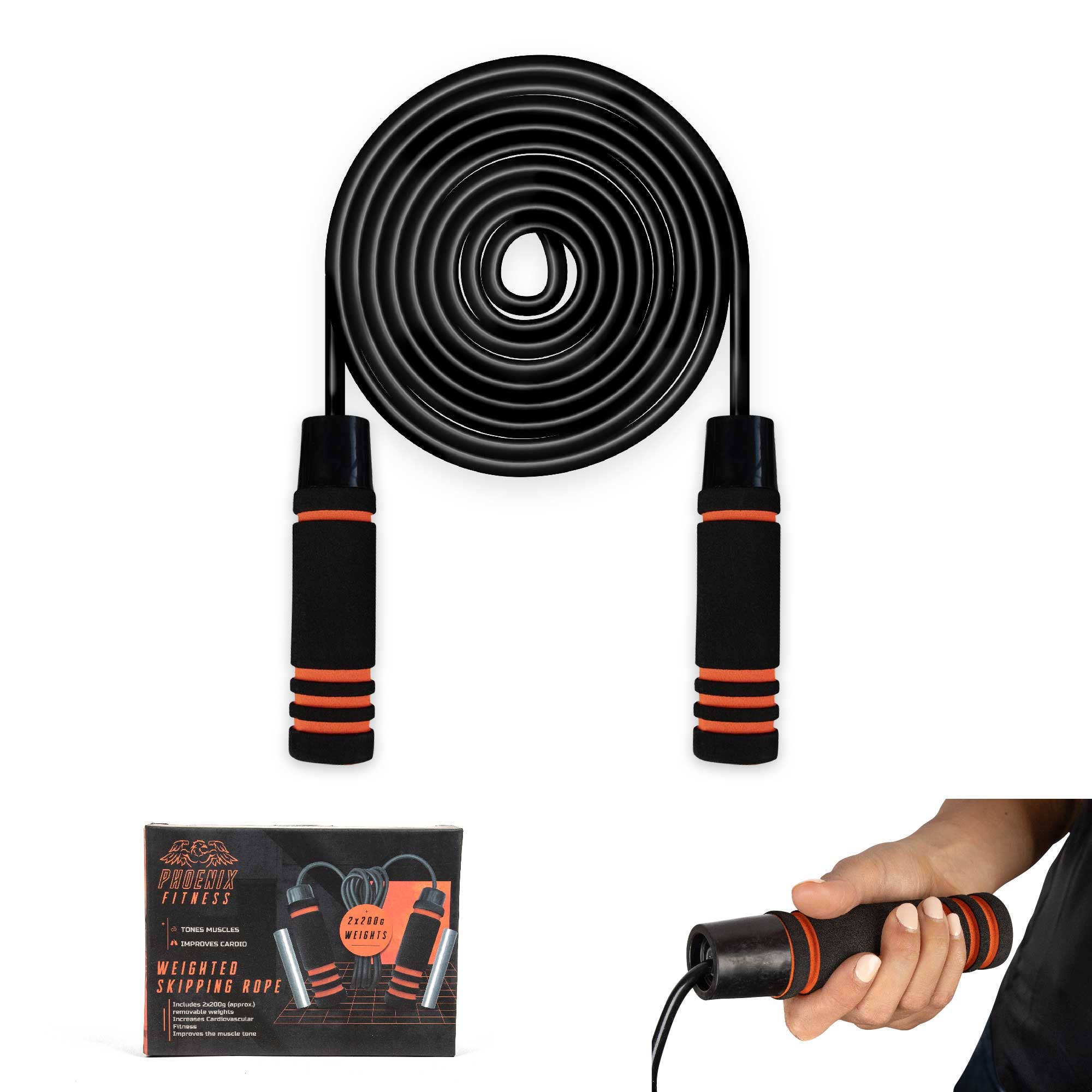 Phoenix Fitness - Wholesale Sporting Accessories - Weighted Skipping Jump Rope3