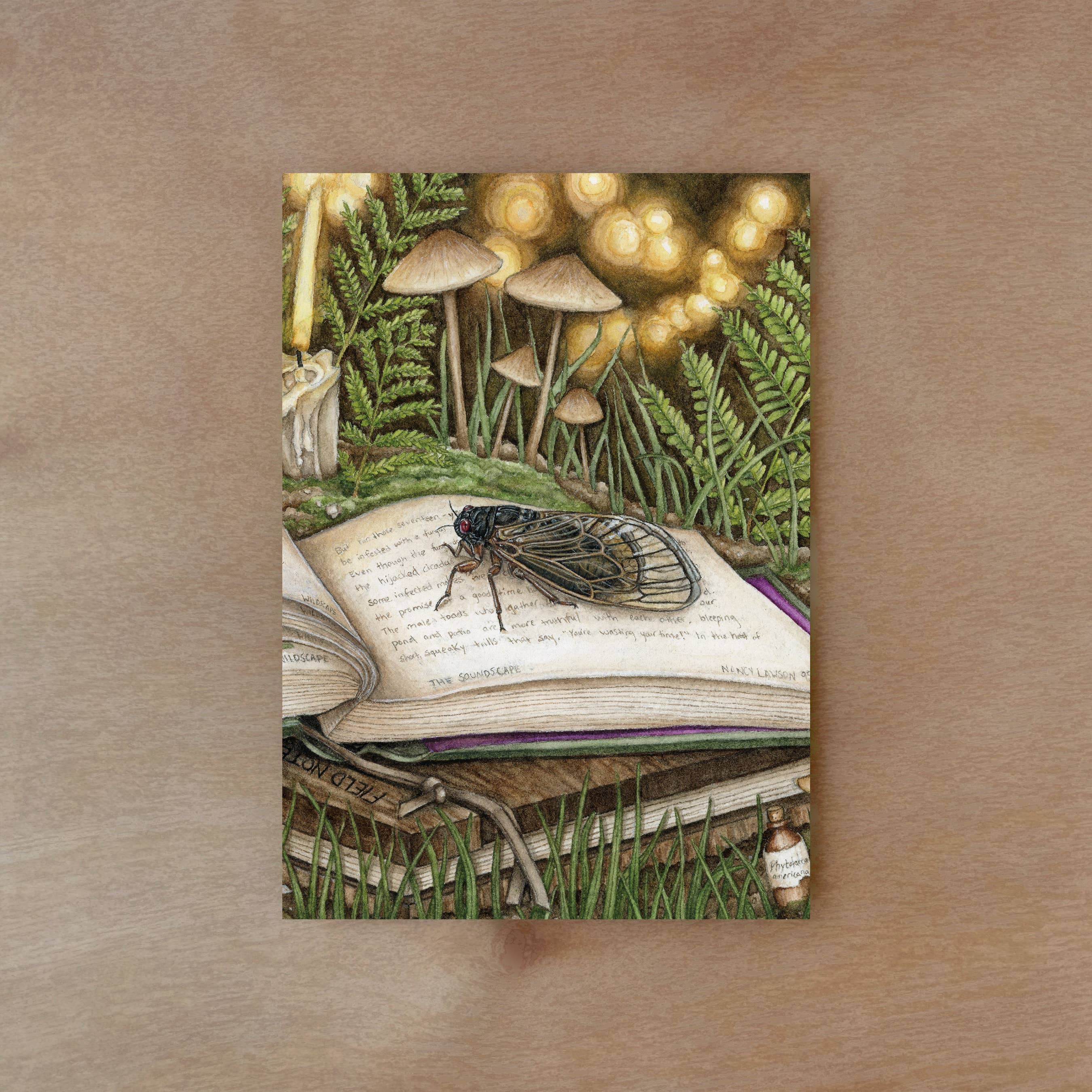 Rachael Bee Artwork - Wholesale Everyday Greeting Card - Periodical Cicada Greeting Card1