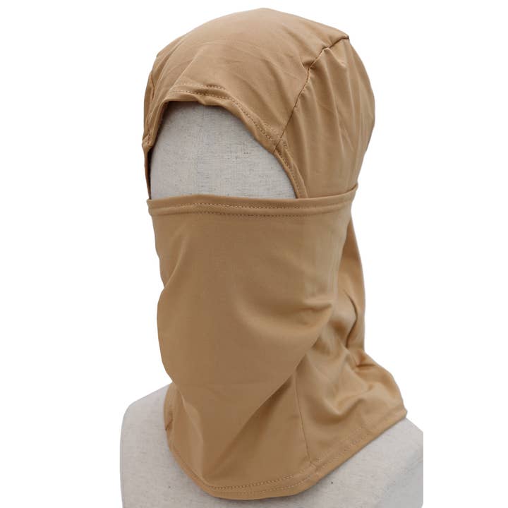 Cap Zone - Wholesale Balaclava - Women's - Elastic Face Cover Hijab Balaclava Ski Mask