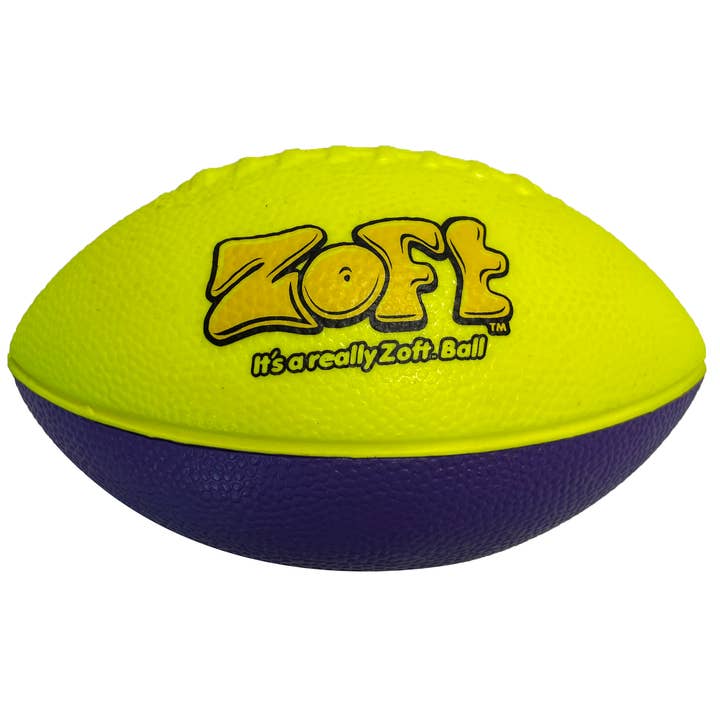 Wishbone Products - Wholesale Sports Ball - Kids - Zoft 9" Foam Football – Assorted Colors 12pc PDQ Display4