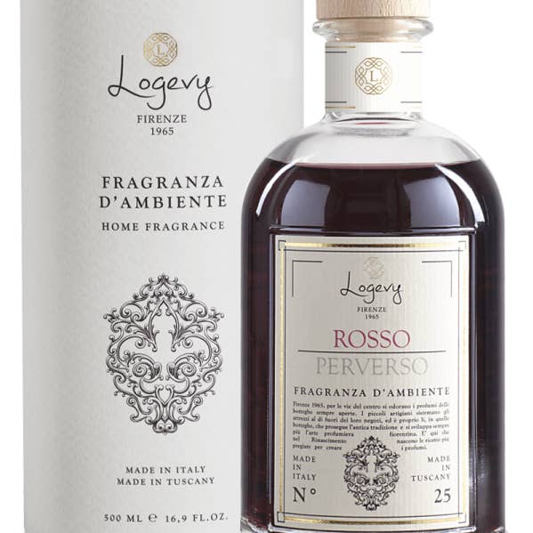 Fragrância para Ambiente Rosso Perverso 100ml por atacado de Logevy Firenze 1965