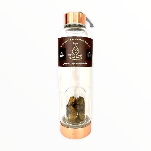 Crystal Infused Water Bottle for wholesale by The Reiki Shop