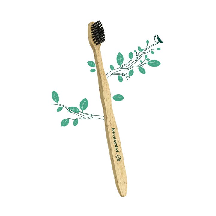 Bioseptyl-1845-Empreinte - Wholesale Toothbrush - French beech wood toothbrush - Dubois 3 colors