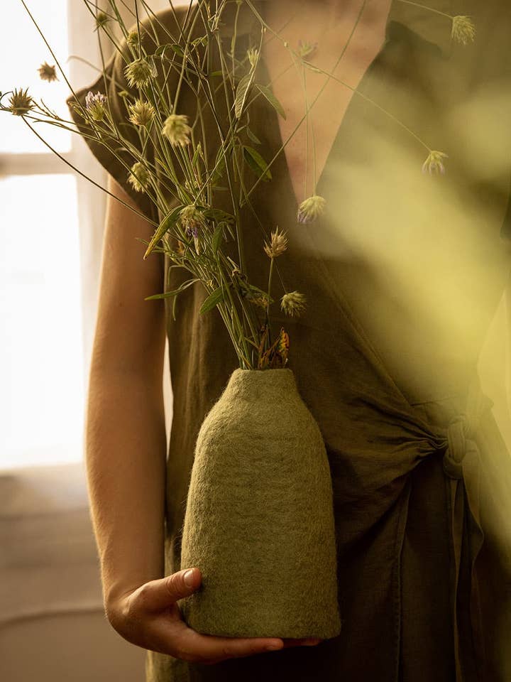 Campana de jarrón de fieltro para venta al por mayor de MUSKHANE