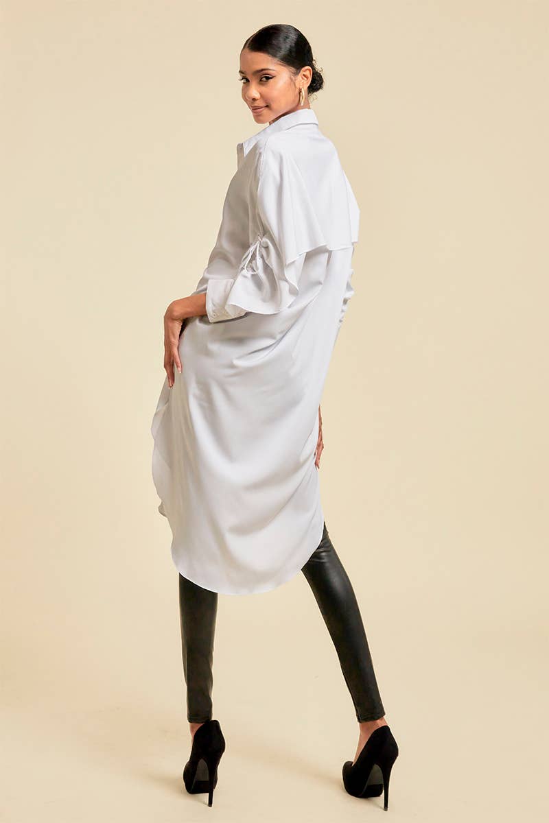 QMP Moda – Großhandel Kleid – Damen – ASYMMETRISCHES HEMDKLEID6