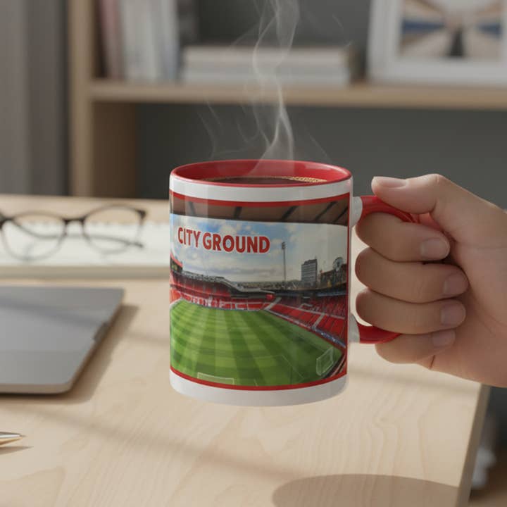 SmartyPants - Wholesale Coffee/Tea Cup - City Ground Heritage Mug – Nottingham Football Fan Gift 1