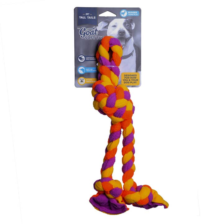Tall Tails - Wholesale Pet Rope Toy - Dog - GOAT Braided Soft Tug Dog Toy