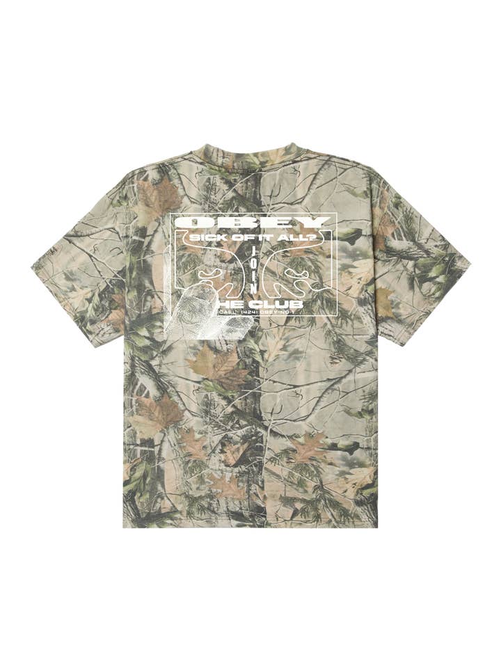 OBEY CLUB HEAVYWEIGHT TEE for wholesale by OBEY Clothing