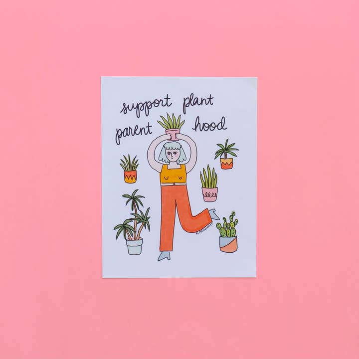 The Peach Fuzz - Wholesale Art Print - Plant Parenthood Print