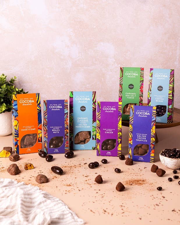 Cocoba – wholesale Chocolate-covered sweets – Salted Caramel Milk Chocolate Covered Honeycomb2