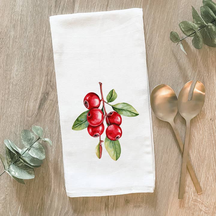 Cranberry - Cotton Tea Towel for wholesale by Lissi Designs