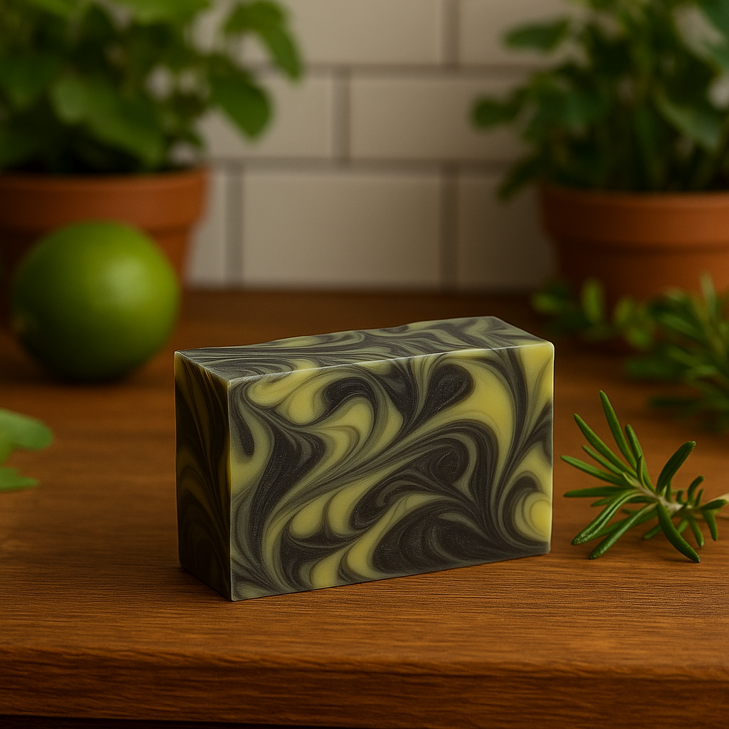 DeShawn Marie Soap Boutique - Wholesale Bar Soap - Rosemary Lime Soap (no packaging - private label)3
