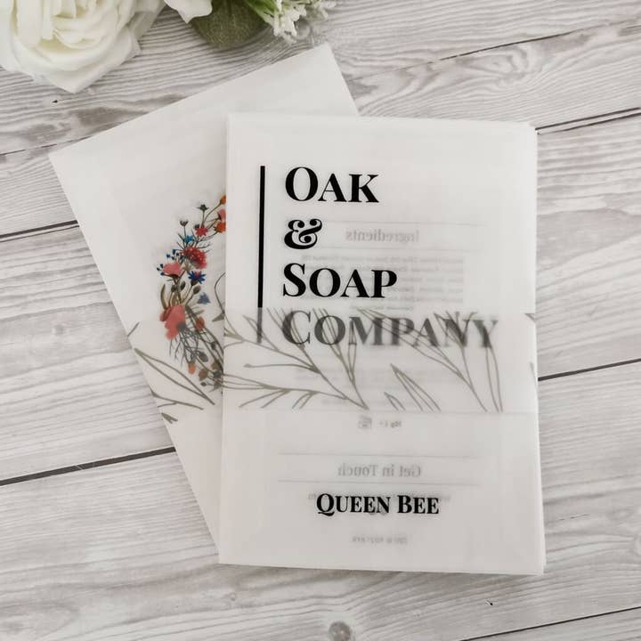 SR Creative Studio - Wholesale Cadeautasje - Bedrukte glassine zakjes voor wax melts, voedsel en zeep9