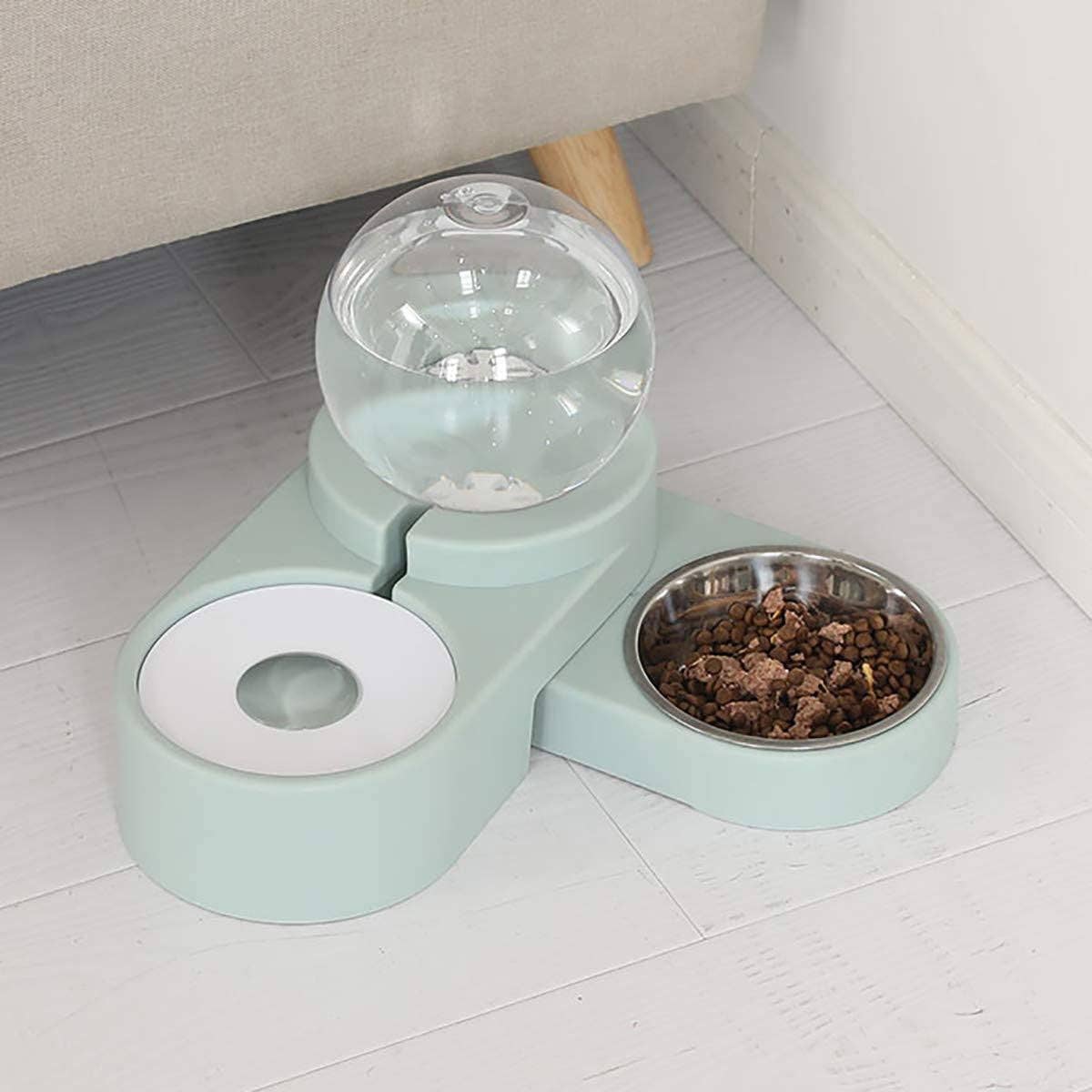 Hard Rock Health Stores - Wholesale Pet Bowl - Cat/Dog - Large Pet Feeder Automatic Drinking Fountain and Food Bowl Pet Water Dispenser with Mouth Separator8