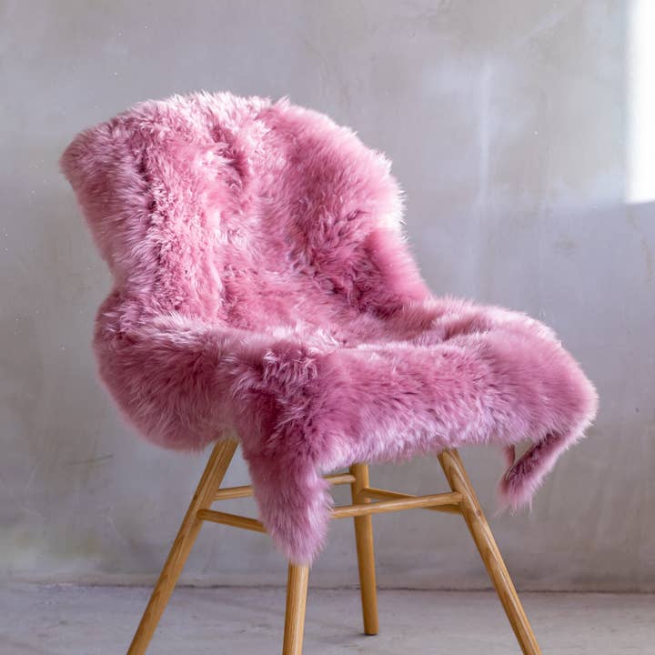 Alfombra de piel de oveja de Nueva Zelanda de primera calidad - 23 colores de lana teñida para venta al por mayor de Van Buren