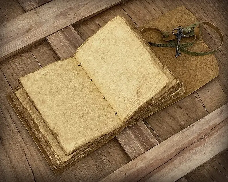 Jay mataji Handicrafts - Wholesale Journal/Diary - Green Leather Journal - Antique Handmade Deckle Edge Vintage3