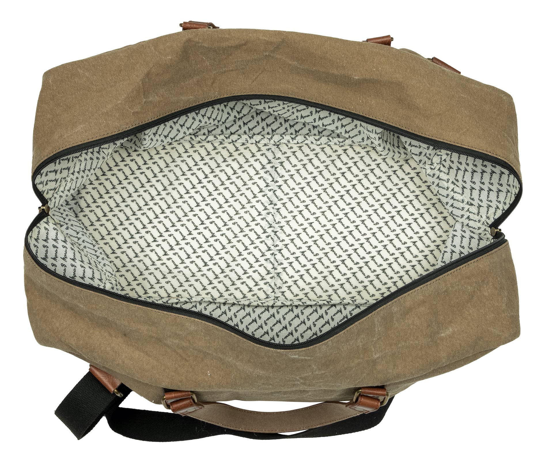 Mona B. - Wholesale Weekender Bag - Unisex - Atherol Up-Cycled Canvas Weekender Duffle Bag - Unisex3