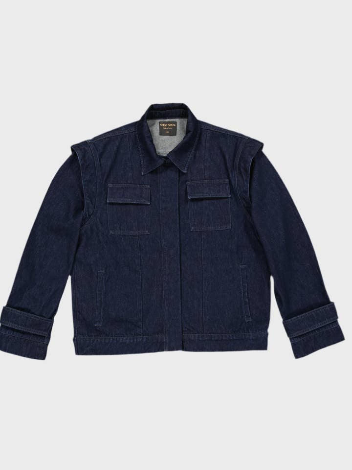 LA VESTE EN DENIM coton biologique pour la vente par CHEZ NOUS.