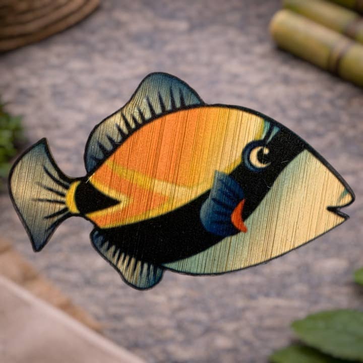 Adesivo in bambù ecologico HumuHumu per la vendita all'ingrosso da parte di Bamboo Wood Stickers