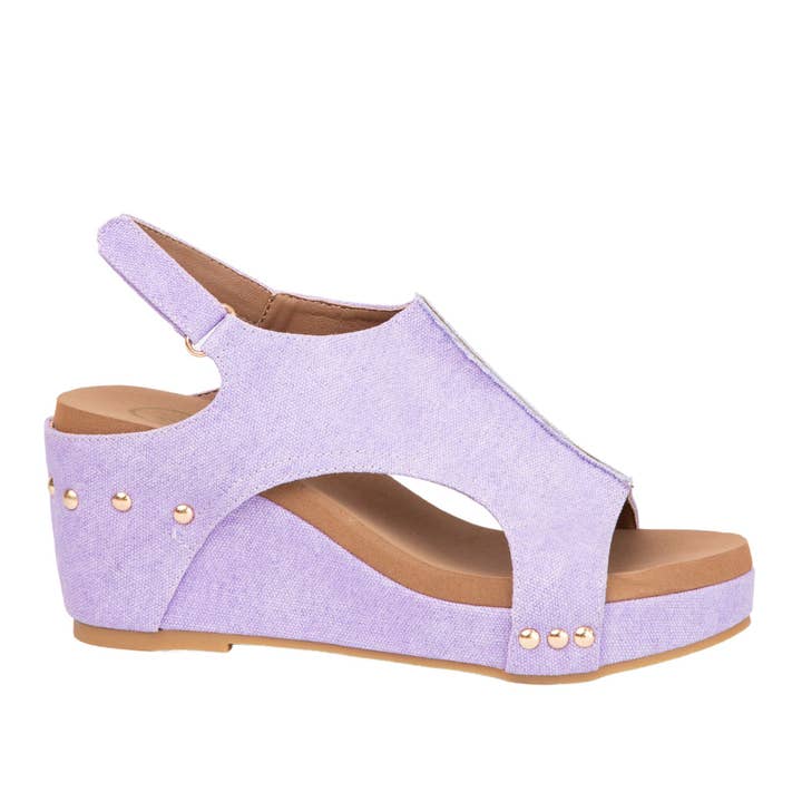 Maker's Shoes - Wholesale Wedges - Women's - Melissa Canva Cork Women Platform with Velcro Slingback