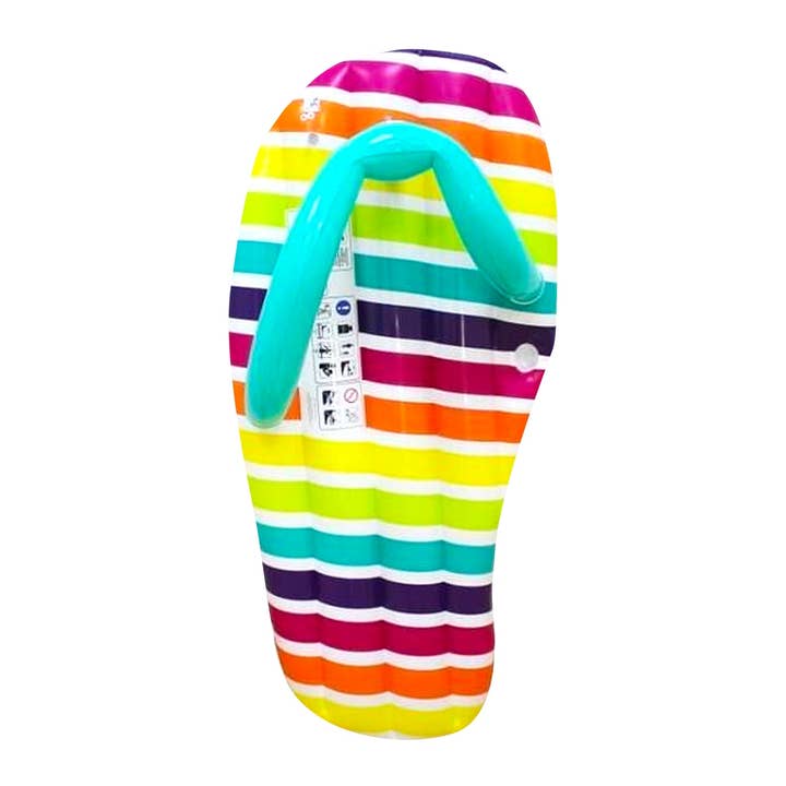 Wholesale Gifts Tomorrow - Wholesale Inflatables - Giant Inflatable Flip Flop Lounger (Stripe) (5ft)2