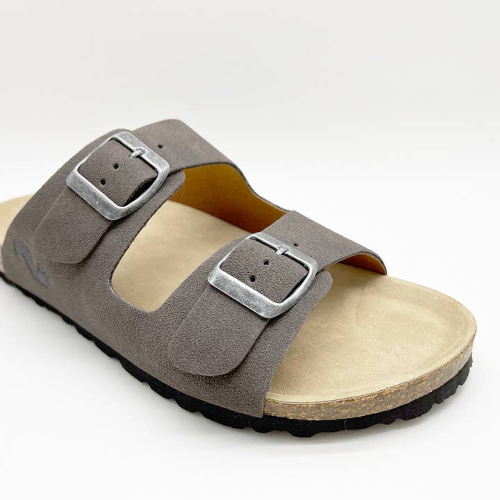 thies - Vente Sandales – unisexe - thies 1856 ® Sandale Éco Bio vegan charbon1