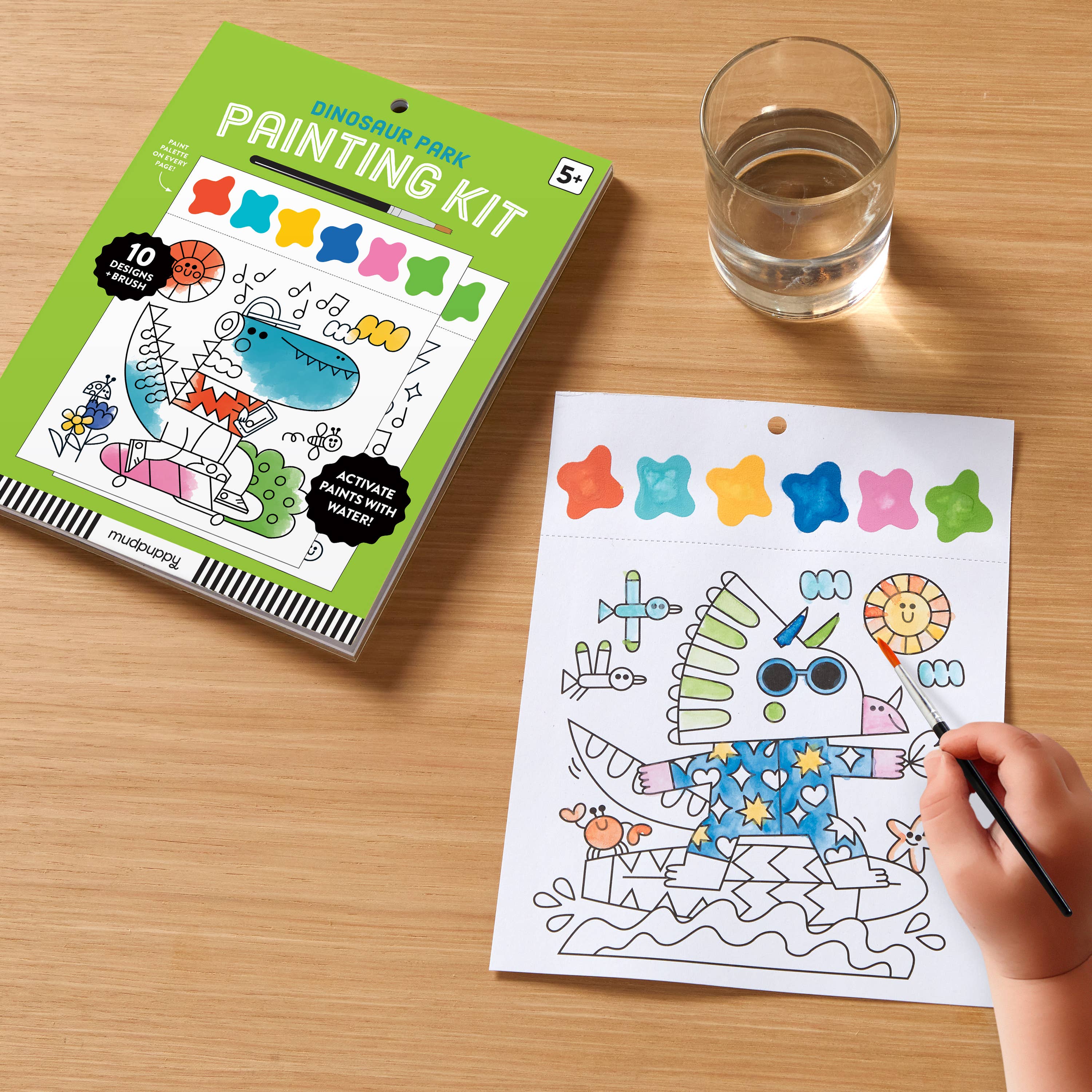 Chronicle Books - Wholesale DIY Craft Kit - Kids - Dinosaur Park Painting Kit9