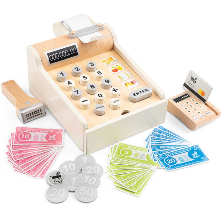 New Classic Toys EU - Wholesale Wood Toy - Kids - Checkout - White - 100% Fsc