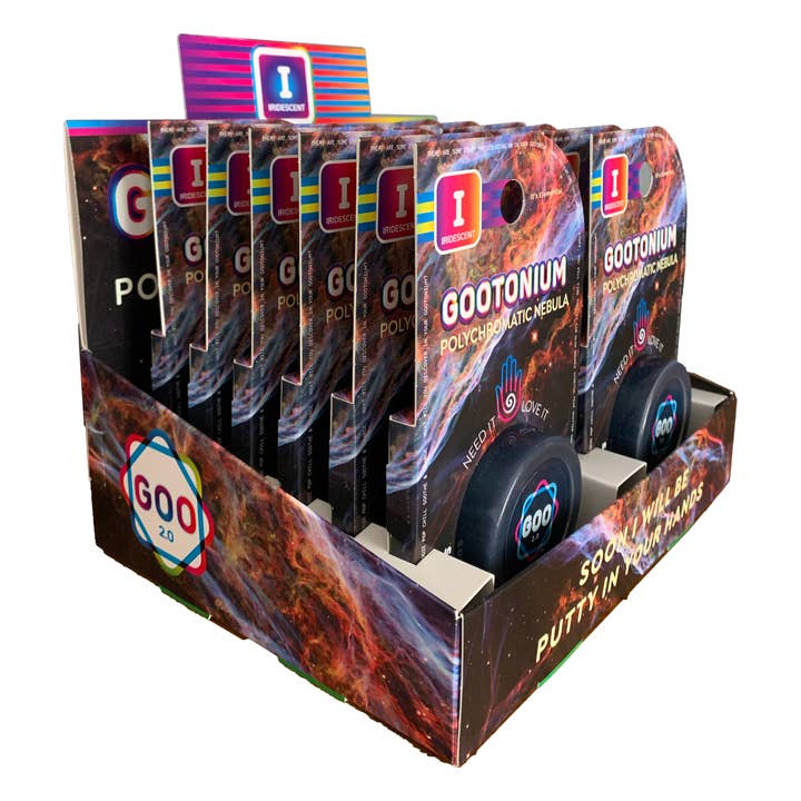 Copernicus Toys - Wholesale Putty/Slime - Kids - Large Gootonium: Dark Blue Prismatic Nebula putty - 50gm2