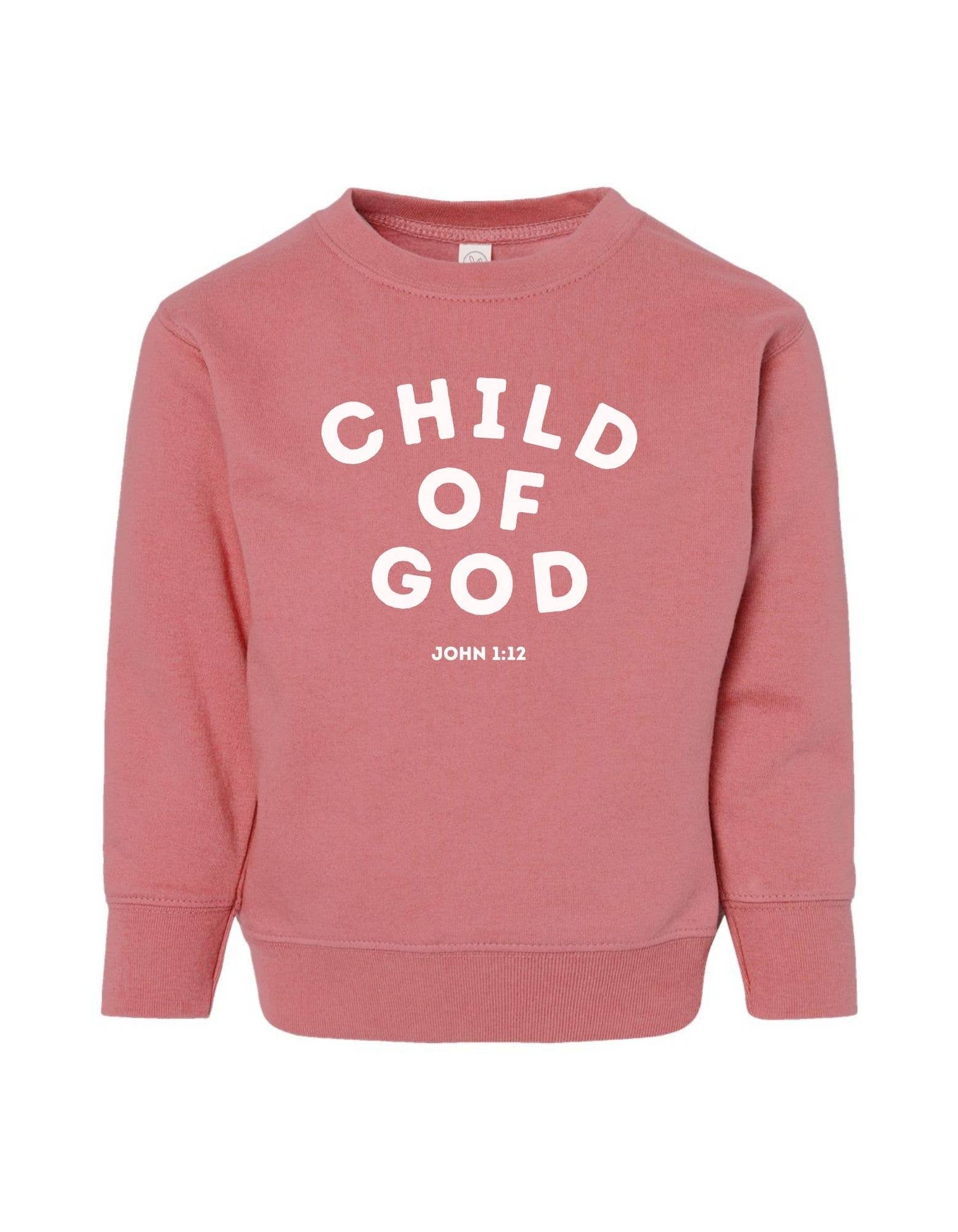 Little & Brave - Wholesale Sweatshirt - Kids - Child of God Crewneck – Kids Christian Sweatshirt